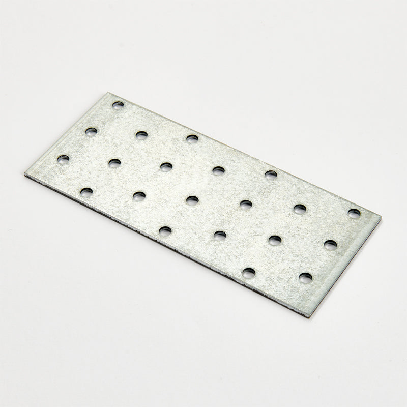 Flat Connecting Perforated Plates Braces Brackets packs of 10