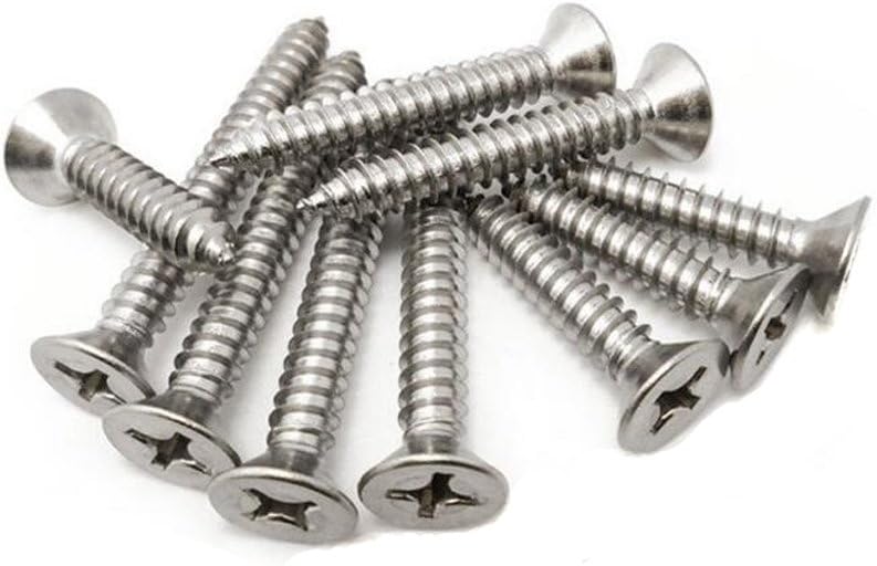 Stainless steel m5 x 40 mm wood screws x 16