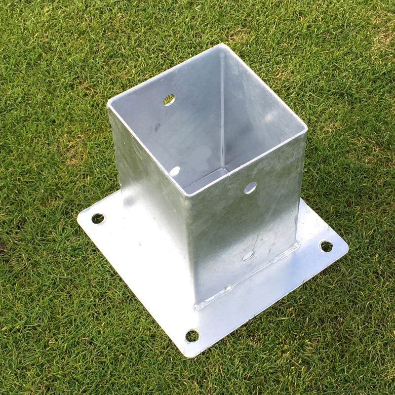 Fence Post Bolt Down Anchors Support For The Base Of A Post