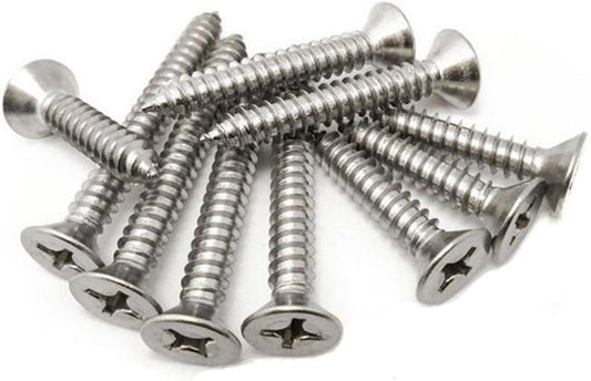 Stainless steel  m5 x 40 mm wood screws x 16