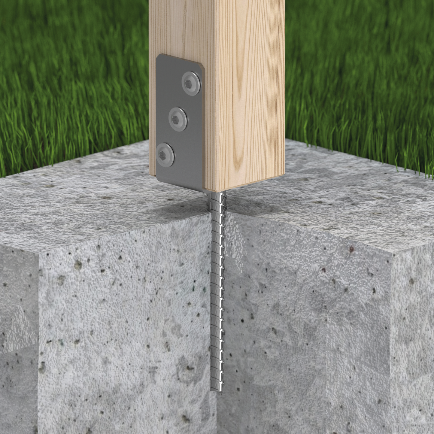 Base plate – wide concrete anchor type “U”