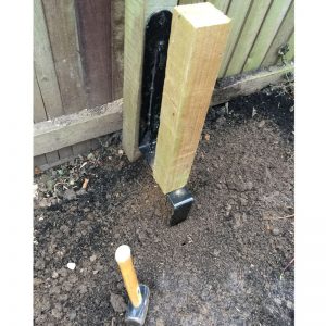 easy fence post repair spike
