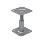 Adjustable Height Square Post Support